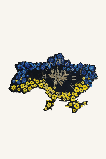 Годинник Мальовничі Квіти