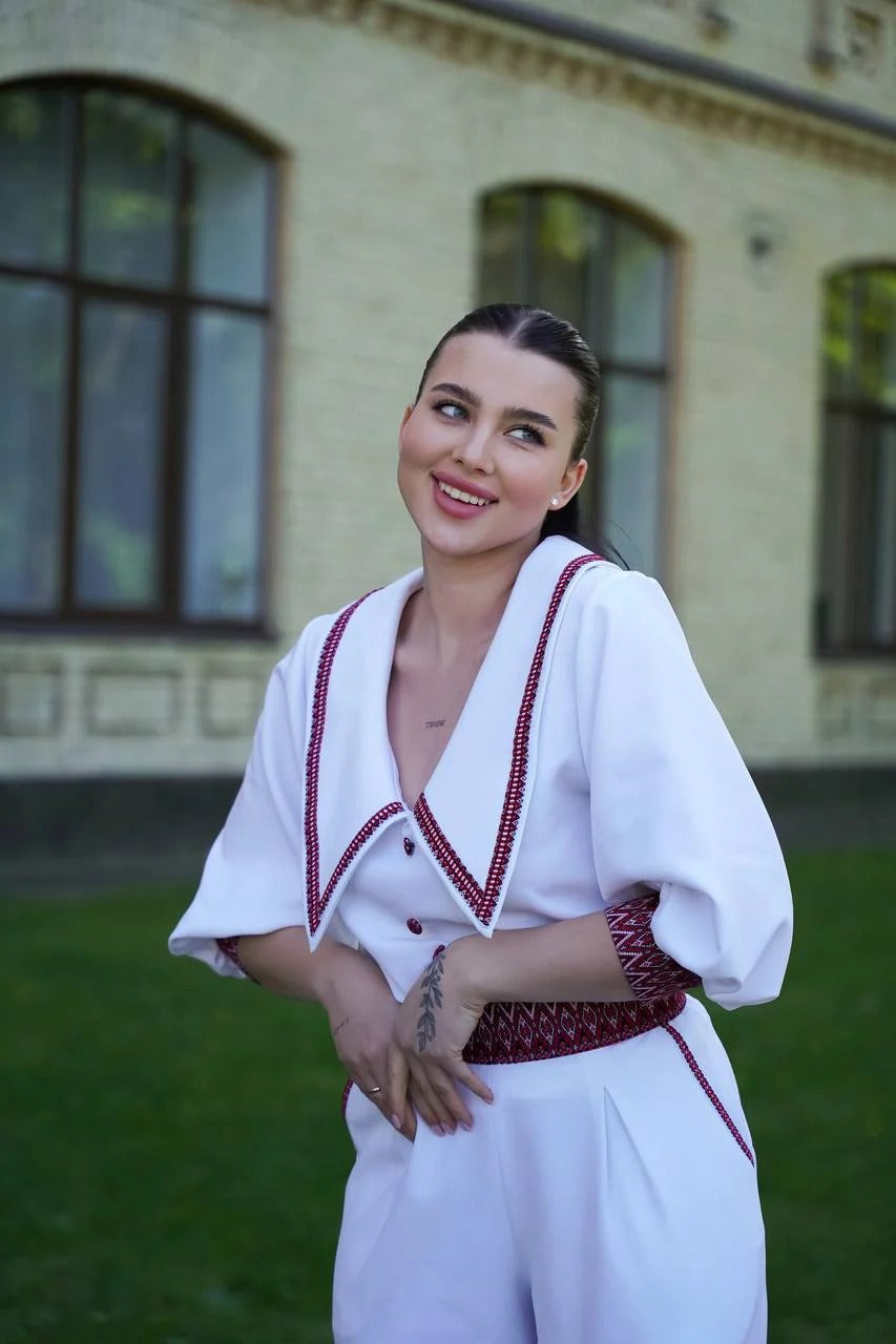 Жіноча сорочка біла Лілея