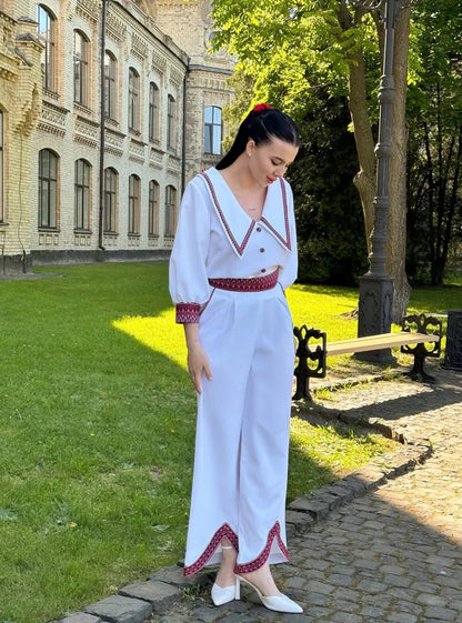 Жіноча сорочка біла Лілея