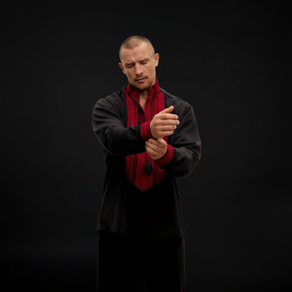 Man — Smaller Figure Dark Background 1080x1080